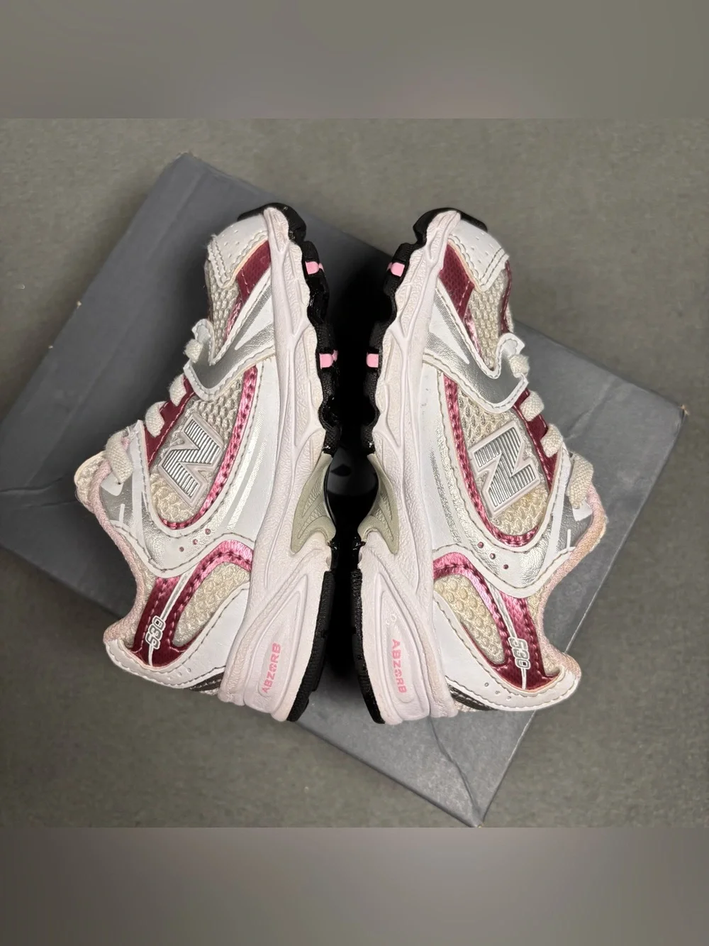 New Balance 530 ‘Metallic Pink/White’ Toddler Sneakers Size 7C